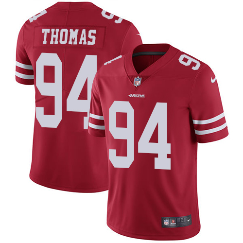 San Francisco 49ers Limited Red Men Solomon Thomas Home NFL Jersey #94 Vapor Untouchable->san francisco 49ers->NFL Jersey